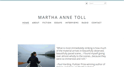 Desktop Screenshot of marthaannetoll.com